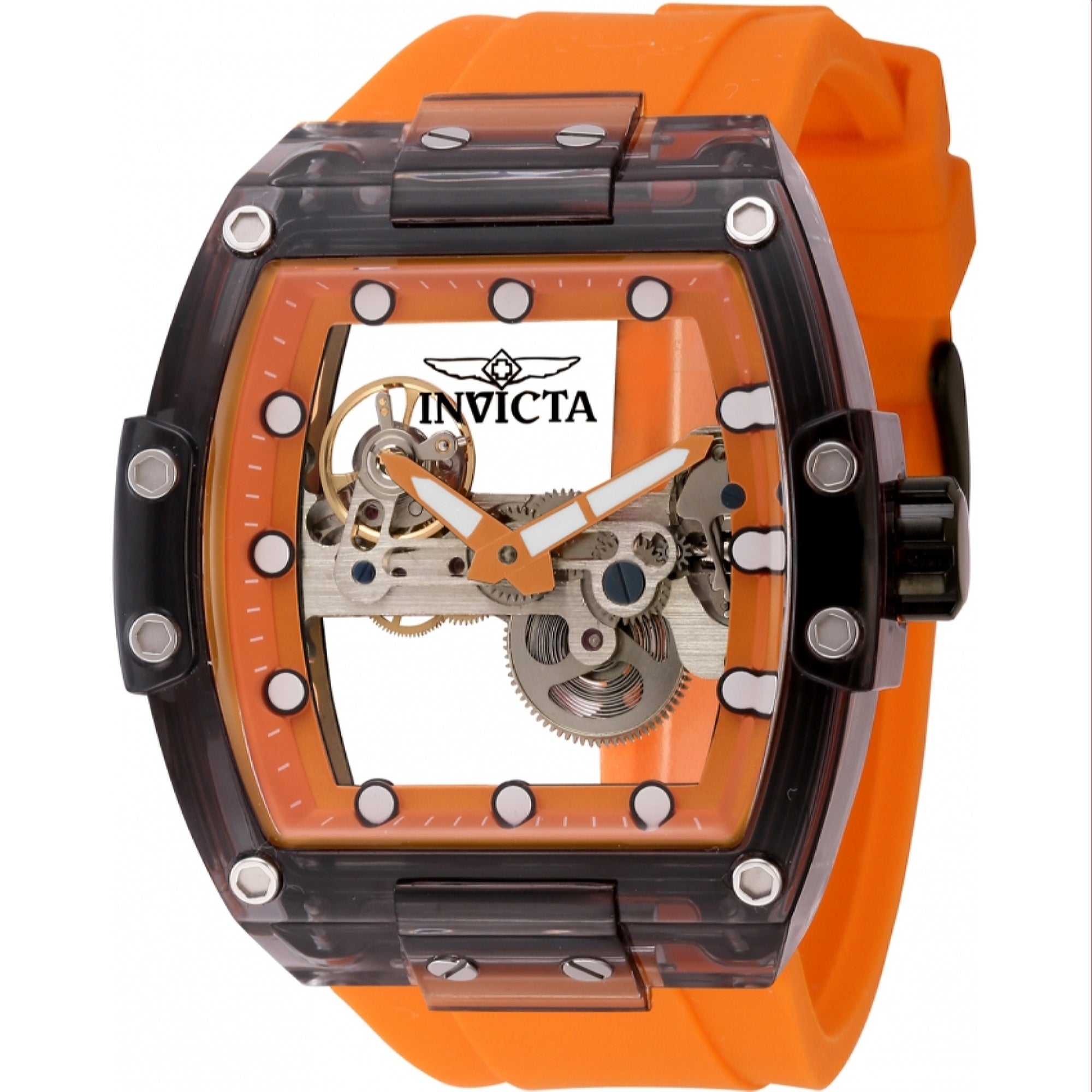 Invicta  Mechanical S1 Rally Diablo Mechanical Silver Dial Men's Watch 44370