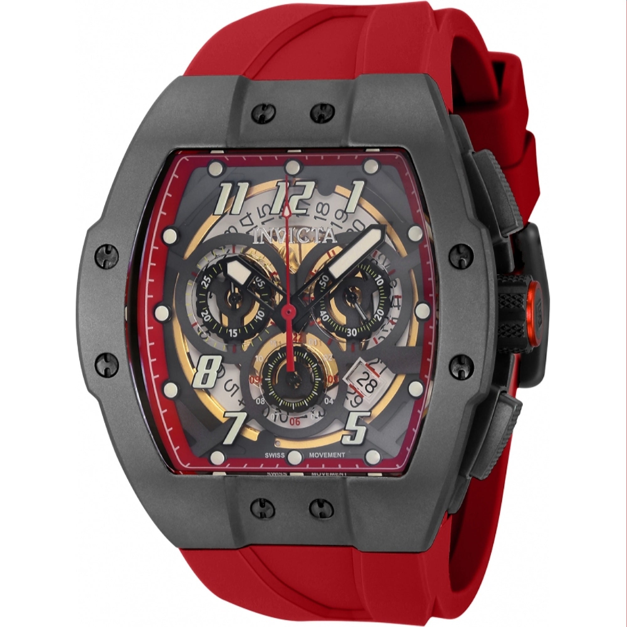 Invicta  Quartz JM Correa Red Dial Men's Watch 44411