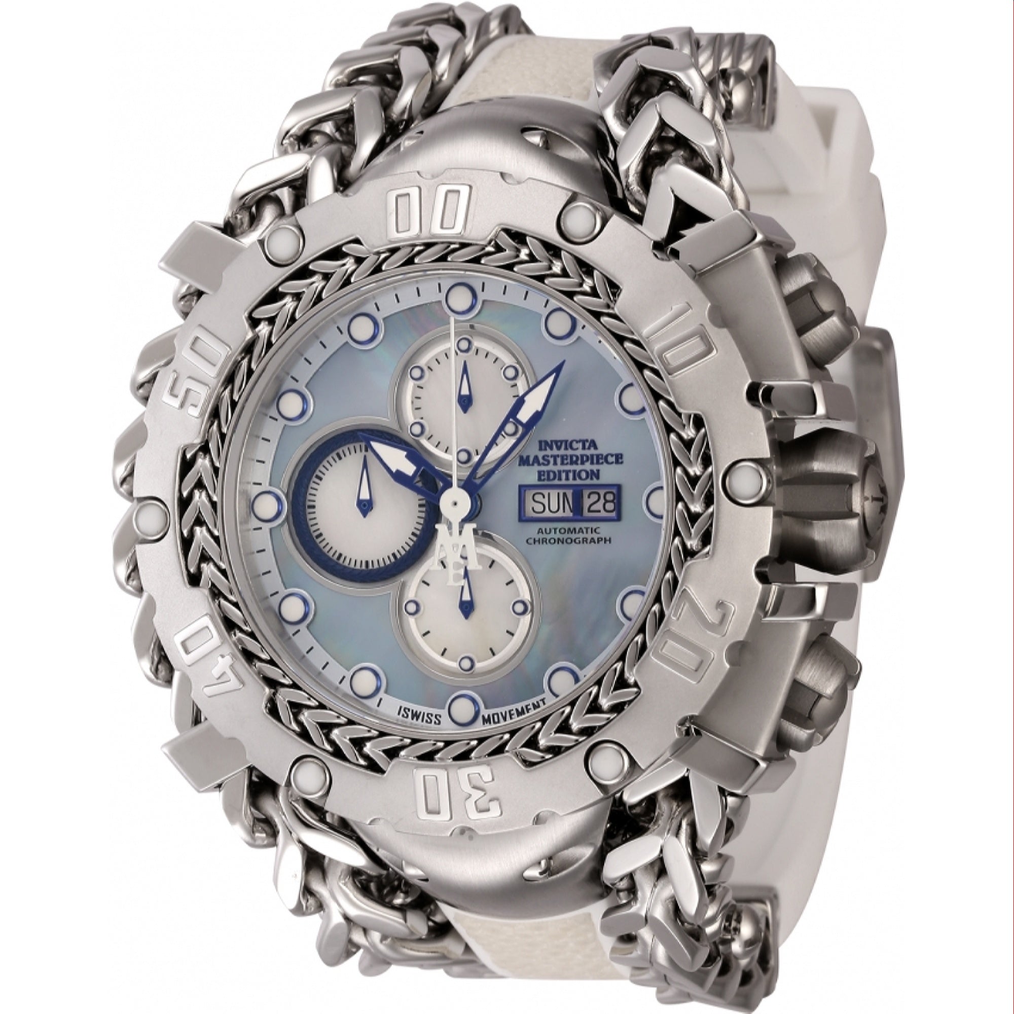 Invicta  Automatic Masterpiece Automatic Platinum Dial Men's Watch 44569