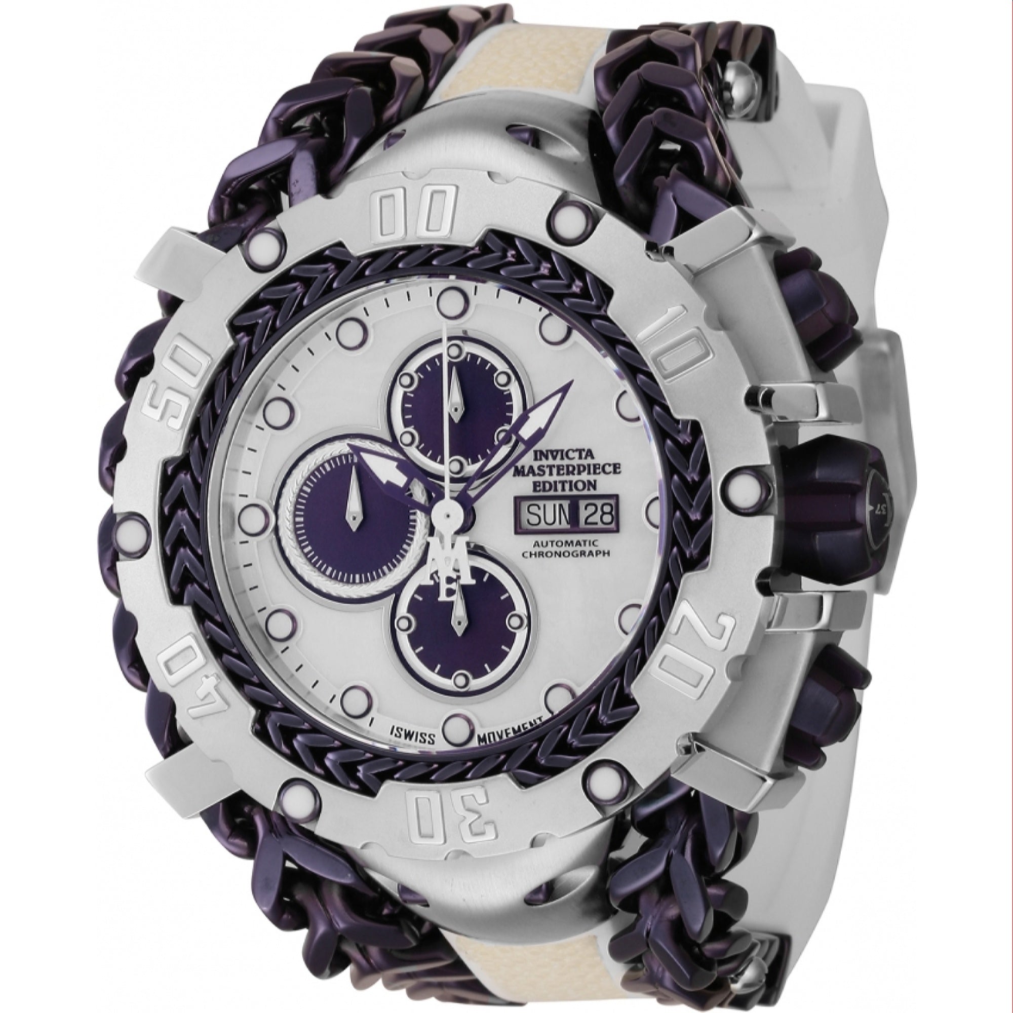 Invicta  Automatic Masterpiece Automatic White Dial Men's Watch 44570