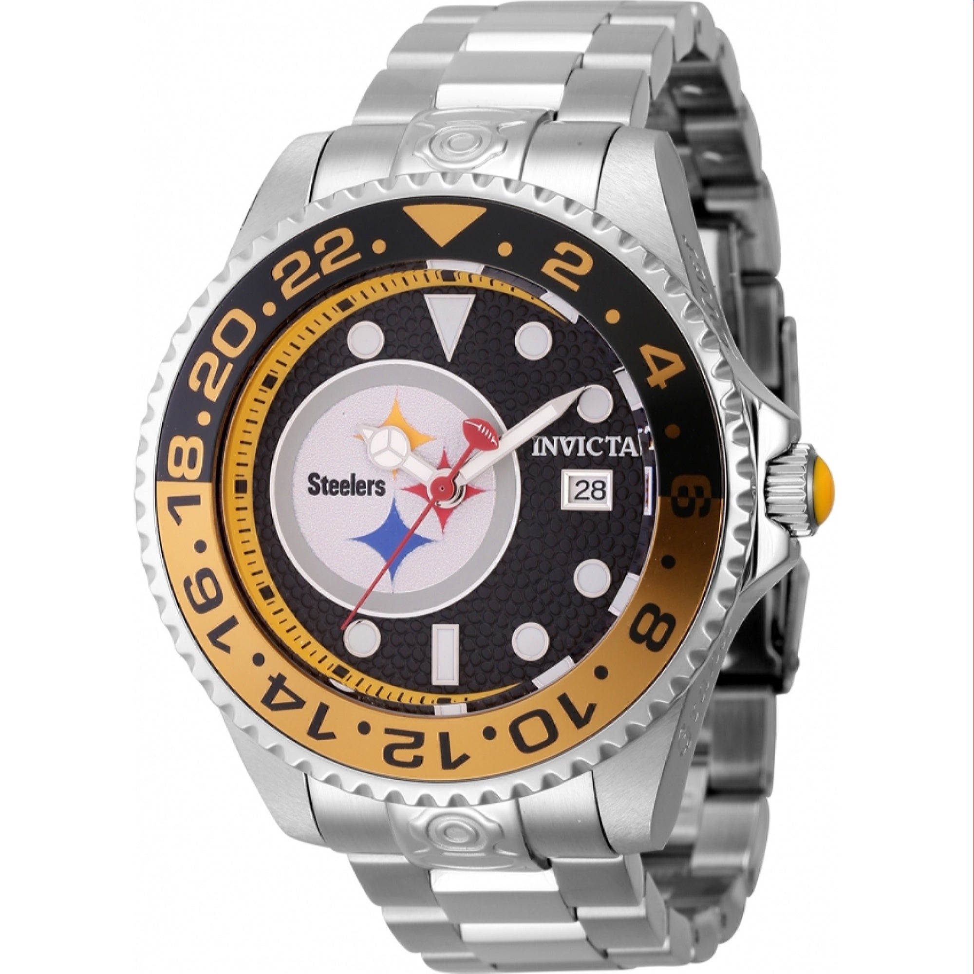 Invicta  Automatic NFL Steelers Automatic Black Dial Men's Watch 45024