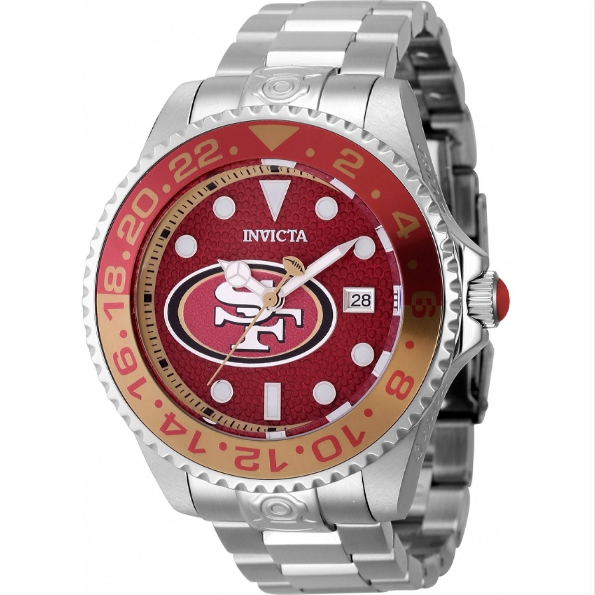 Invicta  Automatic NFL 49ers Automatic Red and White Dial Men's Watch 45032