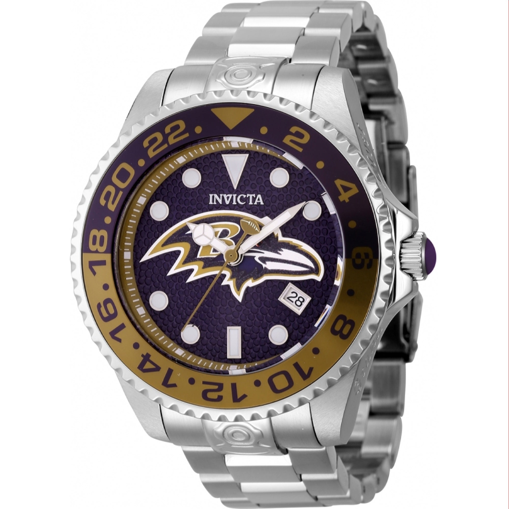 Invicta  Automatic NFL Ravens Automatic Purple Dial Men's Watch 45039