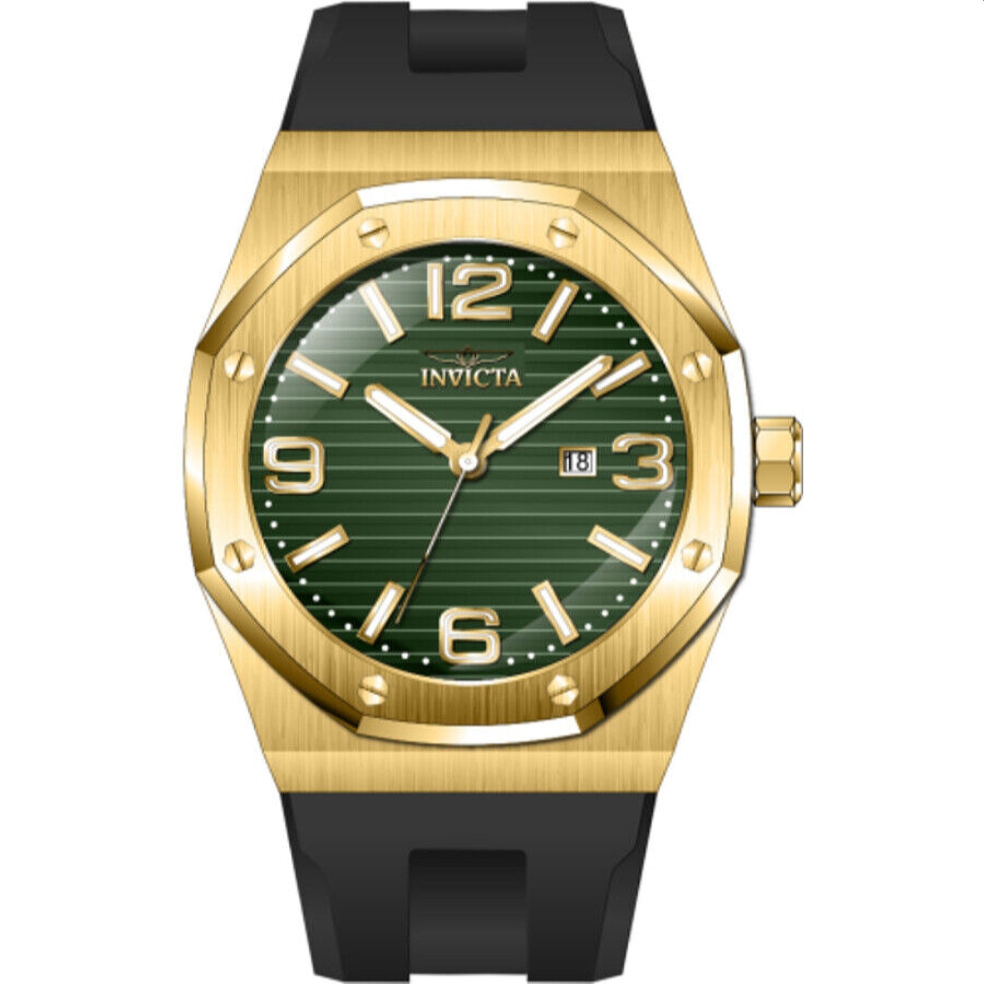 Invicta  Quartz Huracan Green Dial Men's Watch 45777