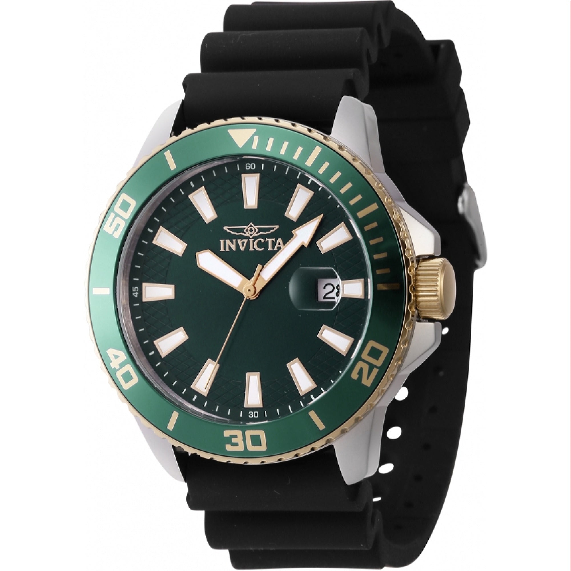 Invicta  Quartz Pro Diver Green Dial Men's Watch 46093