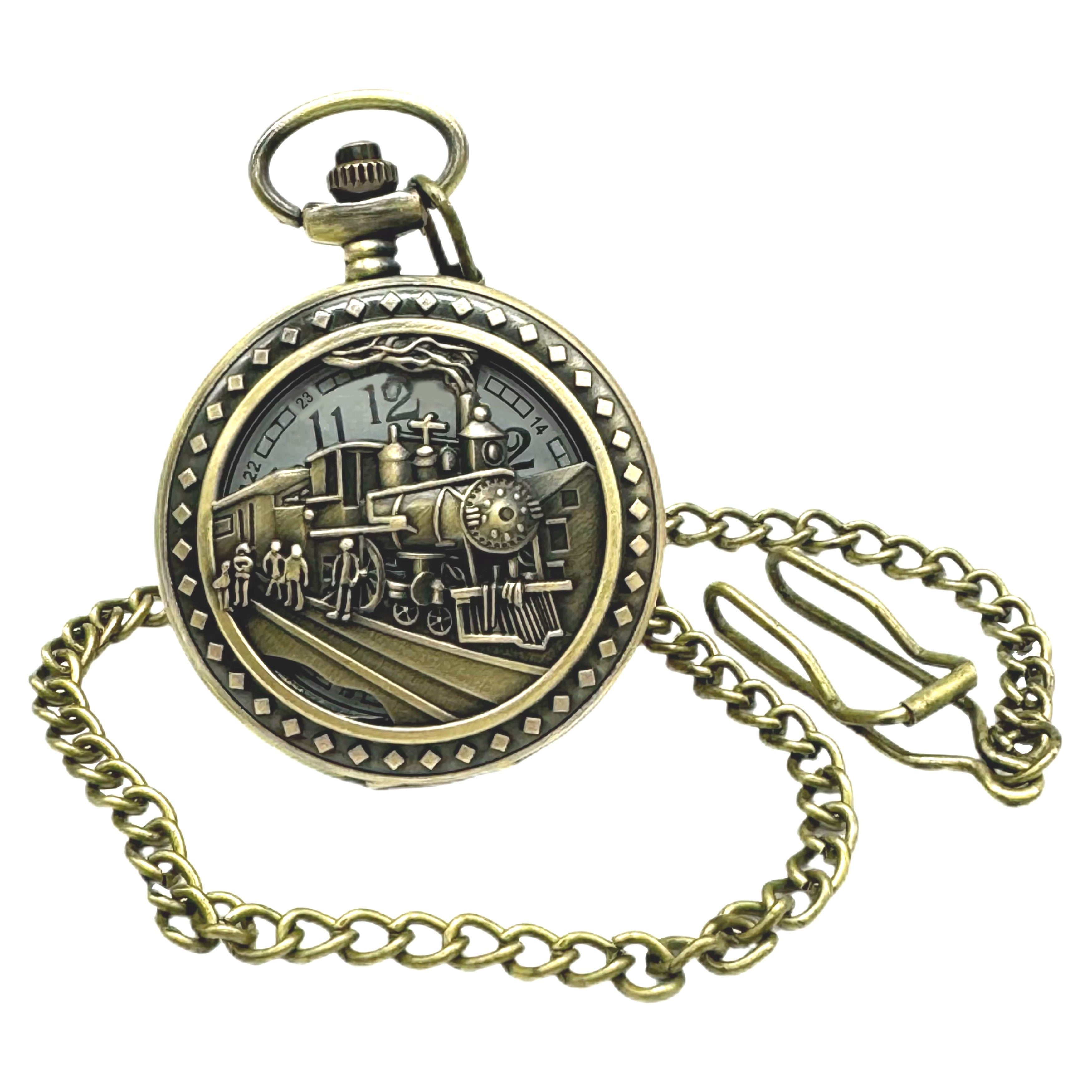 Invicta Quartz Vintage White Dial Men's Pocket Watch 49004
