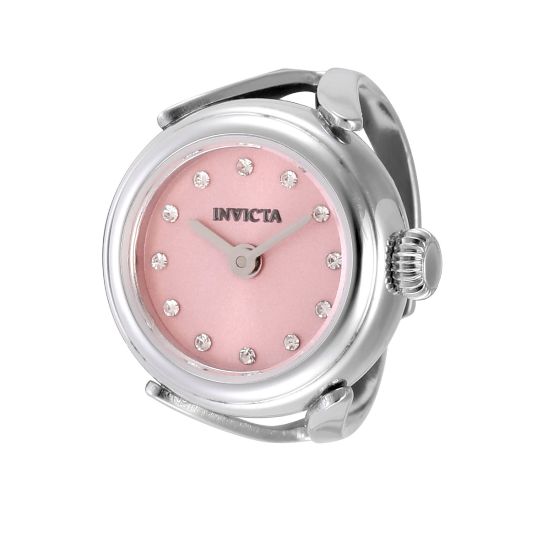 Invicta Quartz Mini Pink Dial Women's Ring Watch 49072