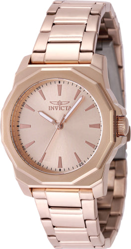 Invicta Quartz Speedway Rose Gold Dial Women's Watch 49089