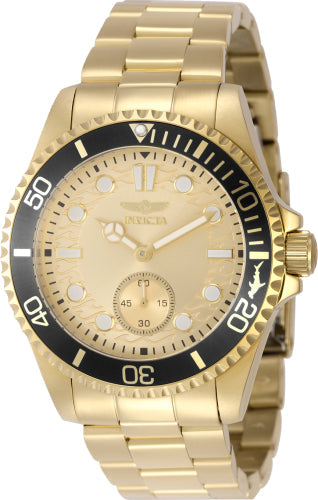 Invicta Quartz Pro Diver Gold Dial Men's Watch 49428