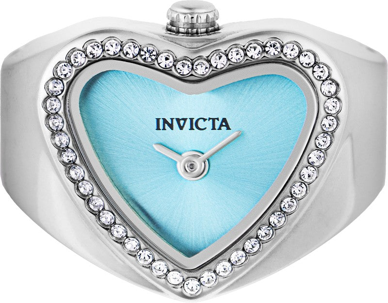 Invicta Quartz Mini Blue Dial Women's Ring Watch 49573