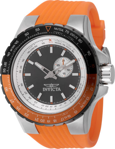 Invicta Quartz Aviator Gunmetal Dial Men's Watch 49721