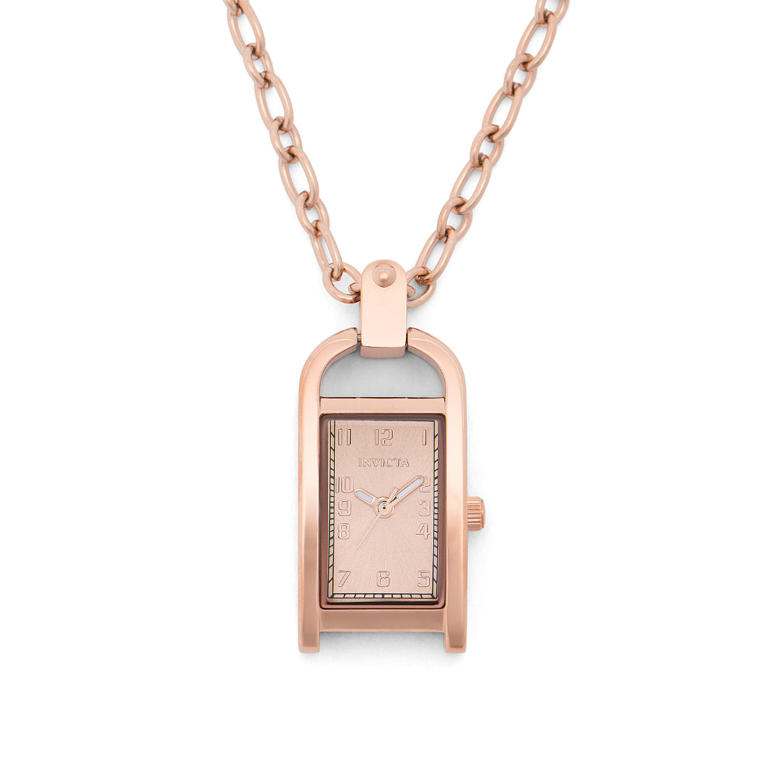 Invicta Quartz Mini Rose Gold Dial Women's Necklace Watch 49936