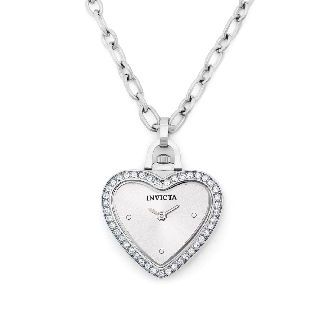 Invicta Quartz Mini Silver Dial Women's Necklace Watch 49937