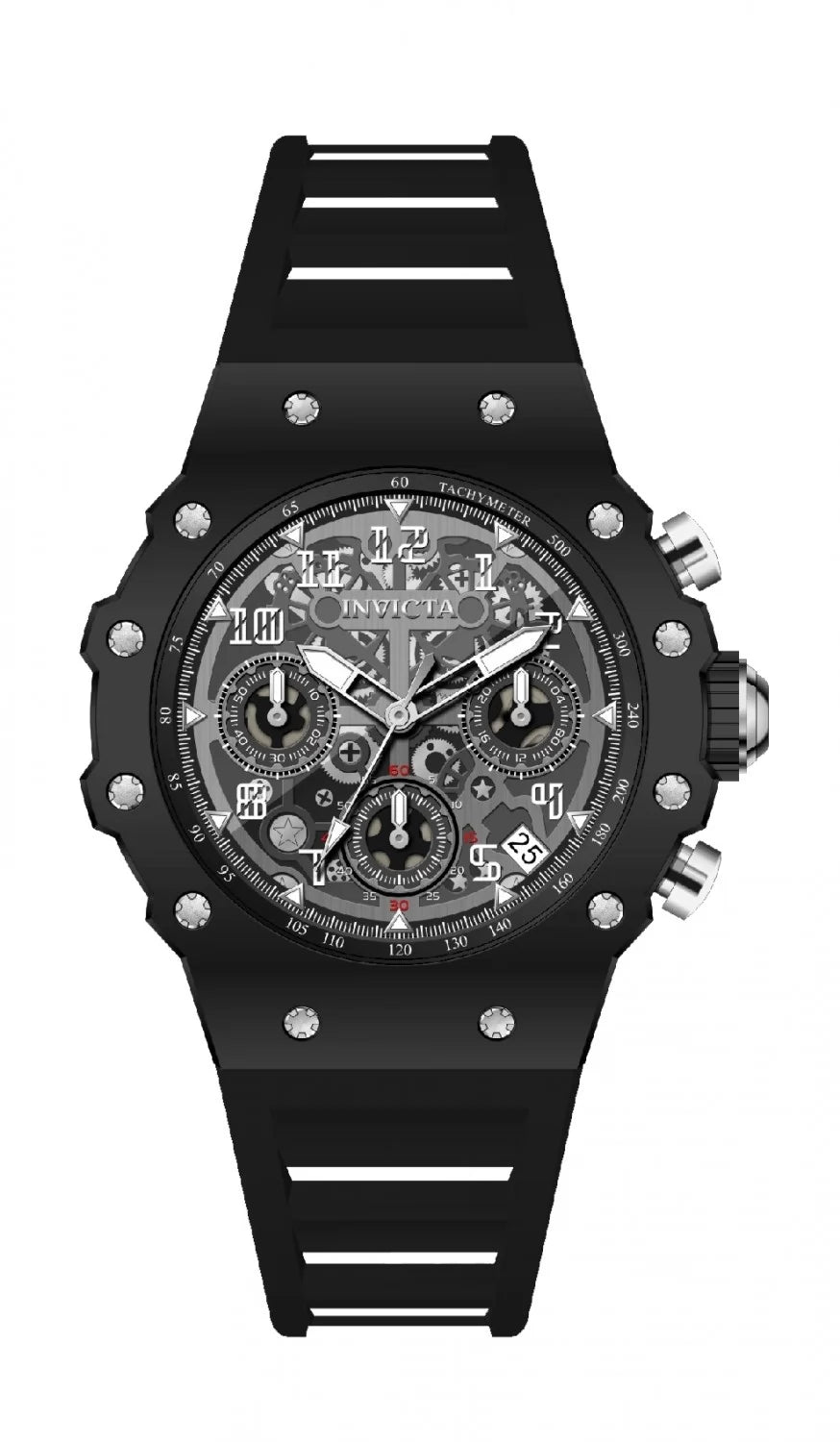 InvictaWomen's 69615 InvictaRacing Quartz MG53 Silver Dial Watch