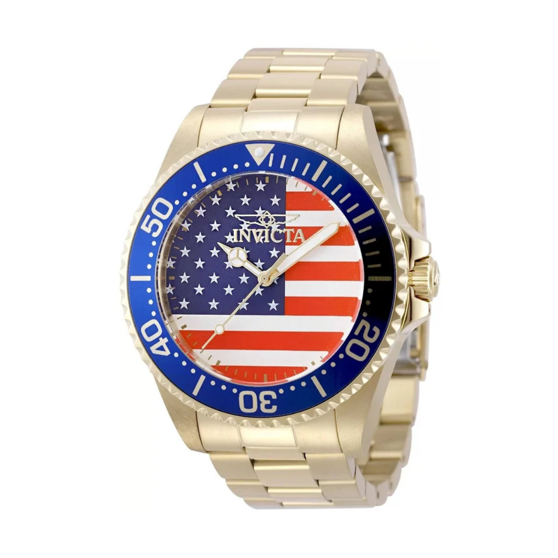 Invicta Quartz Pro Diver Red Dial Men's Watch 50416