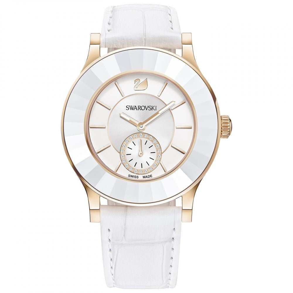 Swarovski Octea Classica Quartz Crystal Mother of Pearl Dial Women's Watch 5095482