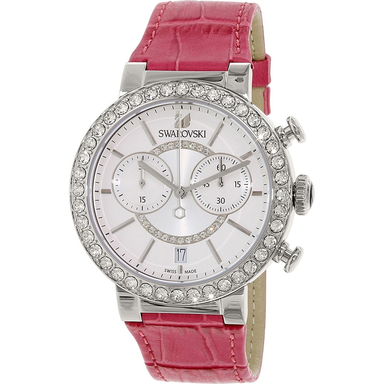 Swarovski Citra Sphere Quartz Chronograph Crystal Silver Dial Women's Watch 5096008