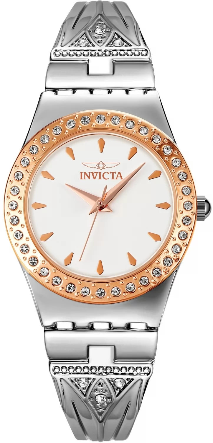 InvictaWomen's 70436 Celestial Quartz SD-006 White Dial Watch