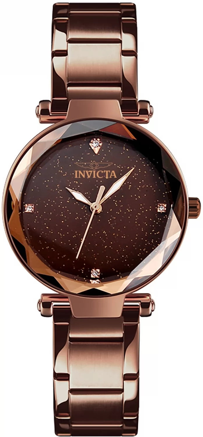 InvictaWomen's 70326 Celestial Quartz SD-006 Brown Dial Watch