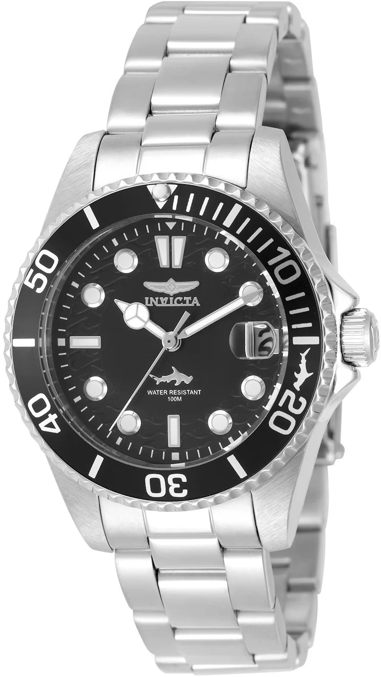 InvictaWomen's 50913 Pro Diver Quartz PC32 Black Dial Watch
