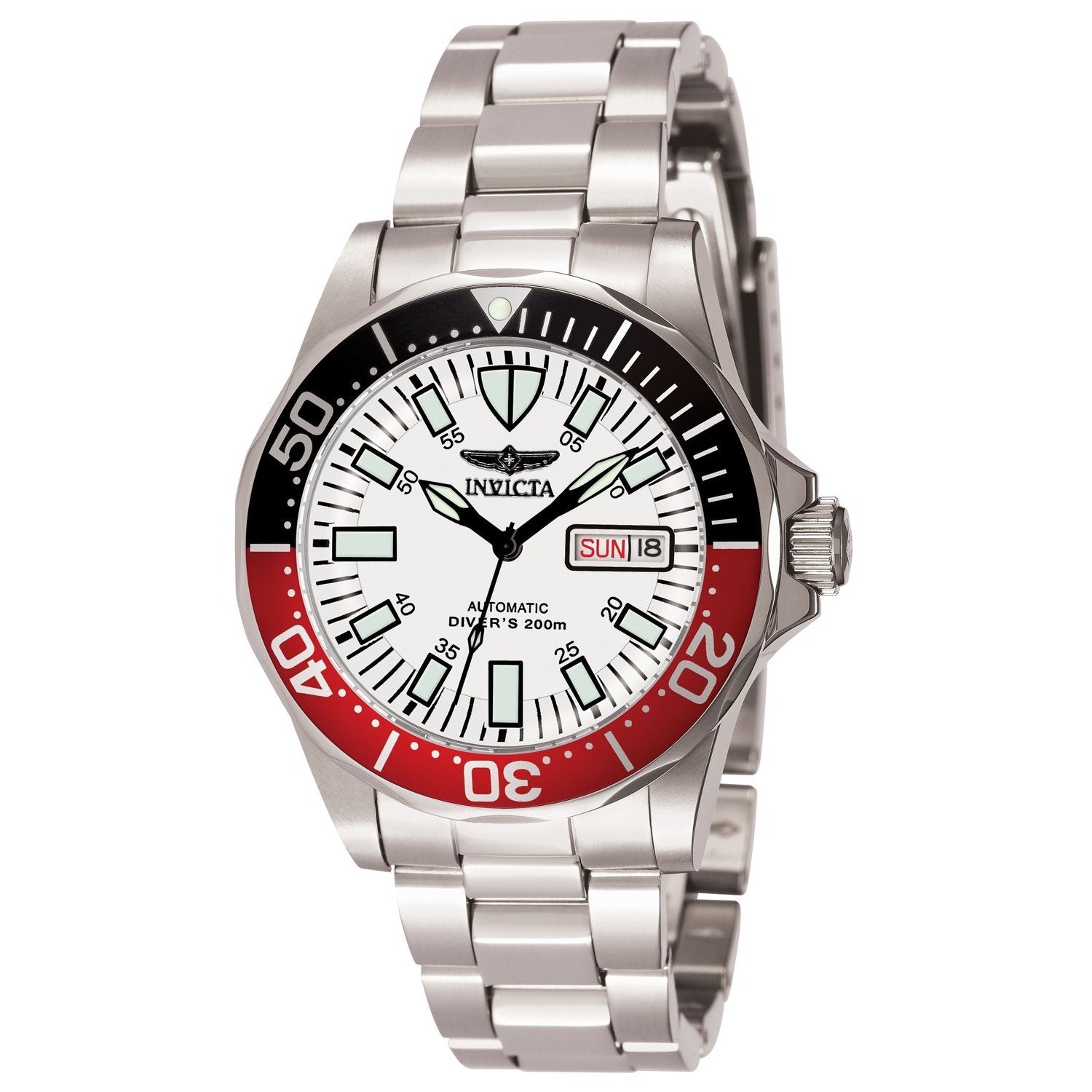 Invicta Automatic Signature White Dial Men's Watch 7044