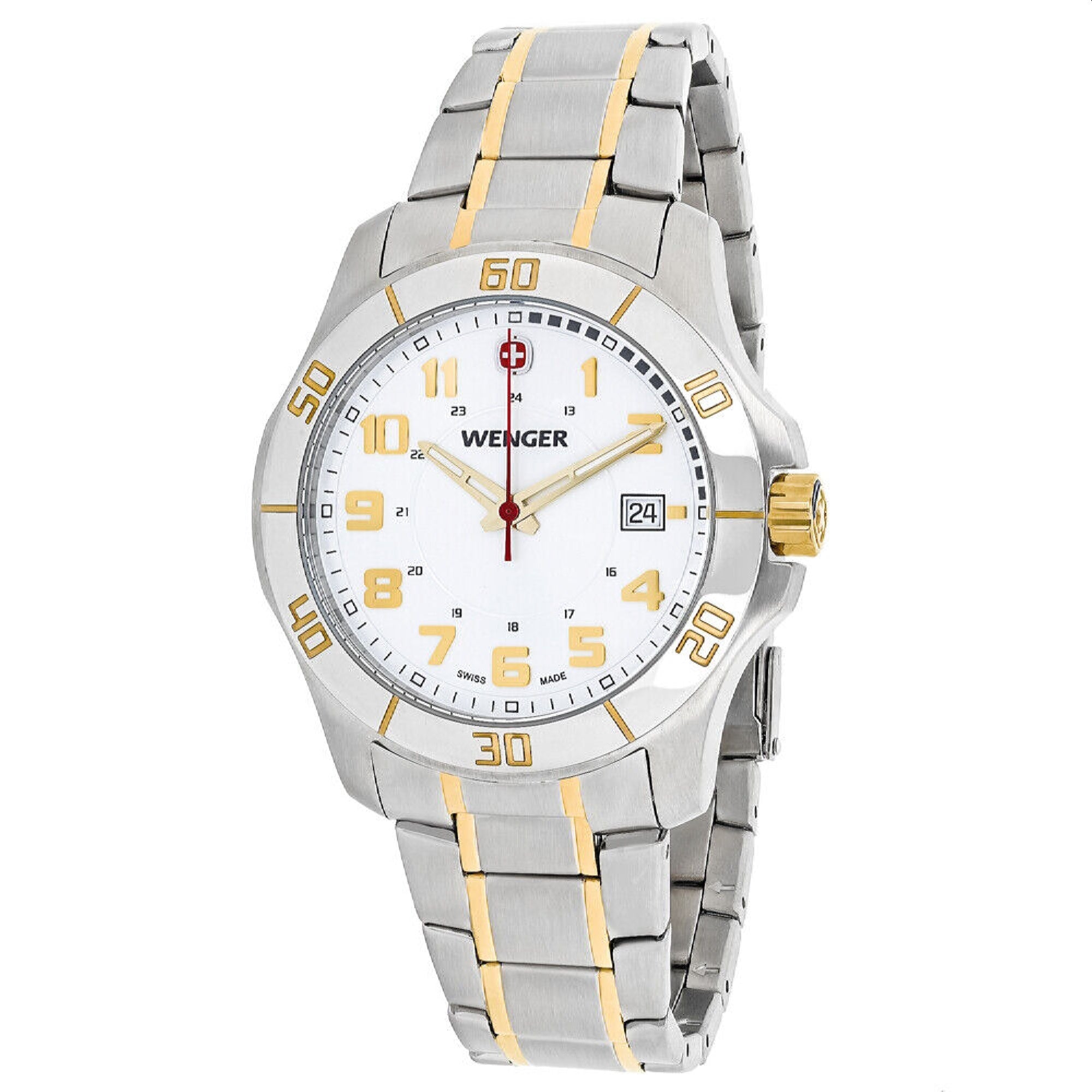 Wenger Alpine Quartz Silver Dial Men's Watch 70477