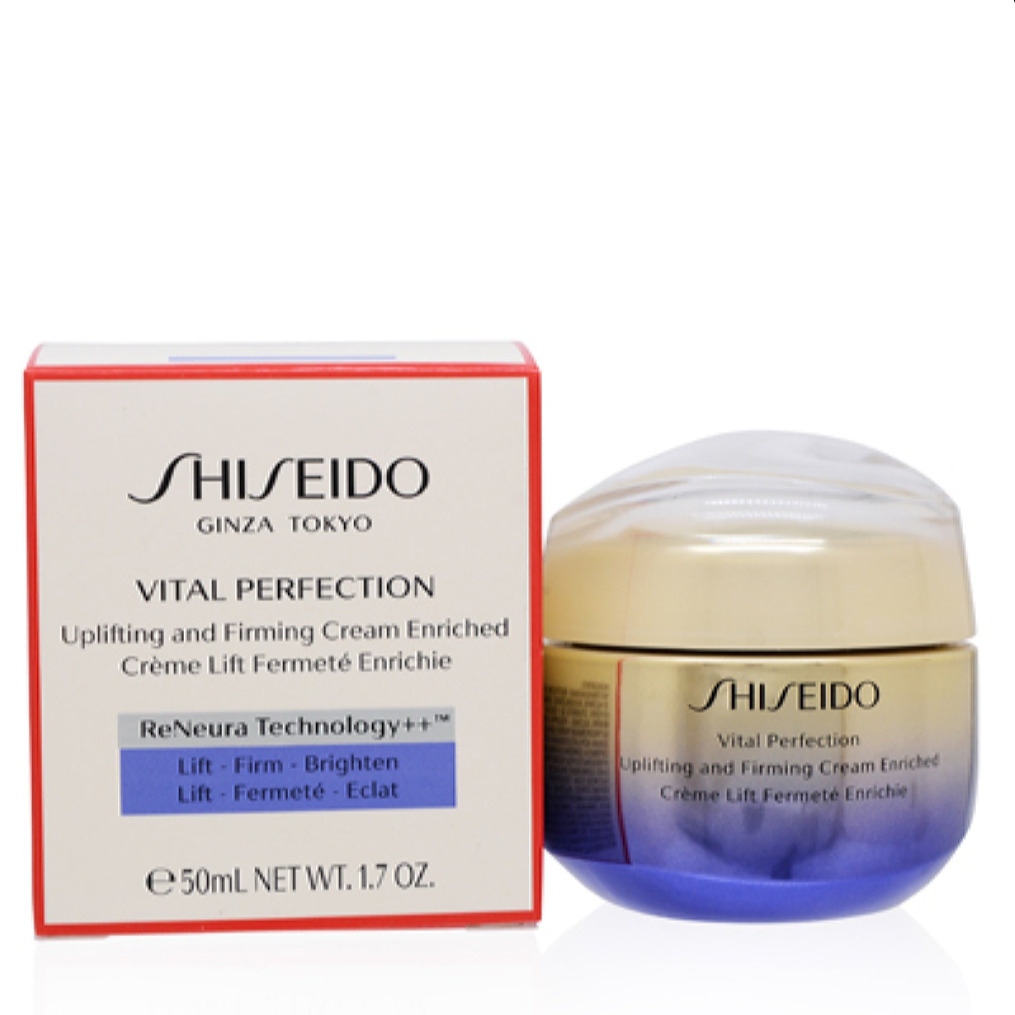 Shiseido  Shiseido Vital-Perfection Uplifting & Firming Cream Enriched 1.7 Oz (50 Ml) 730852149403