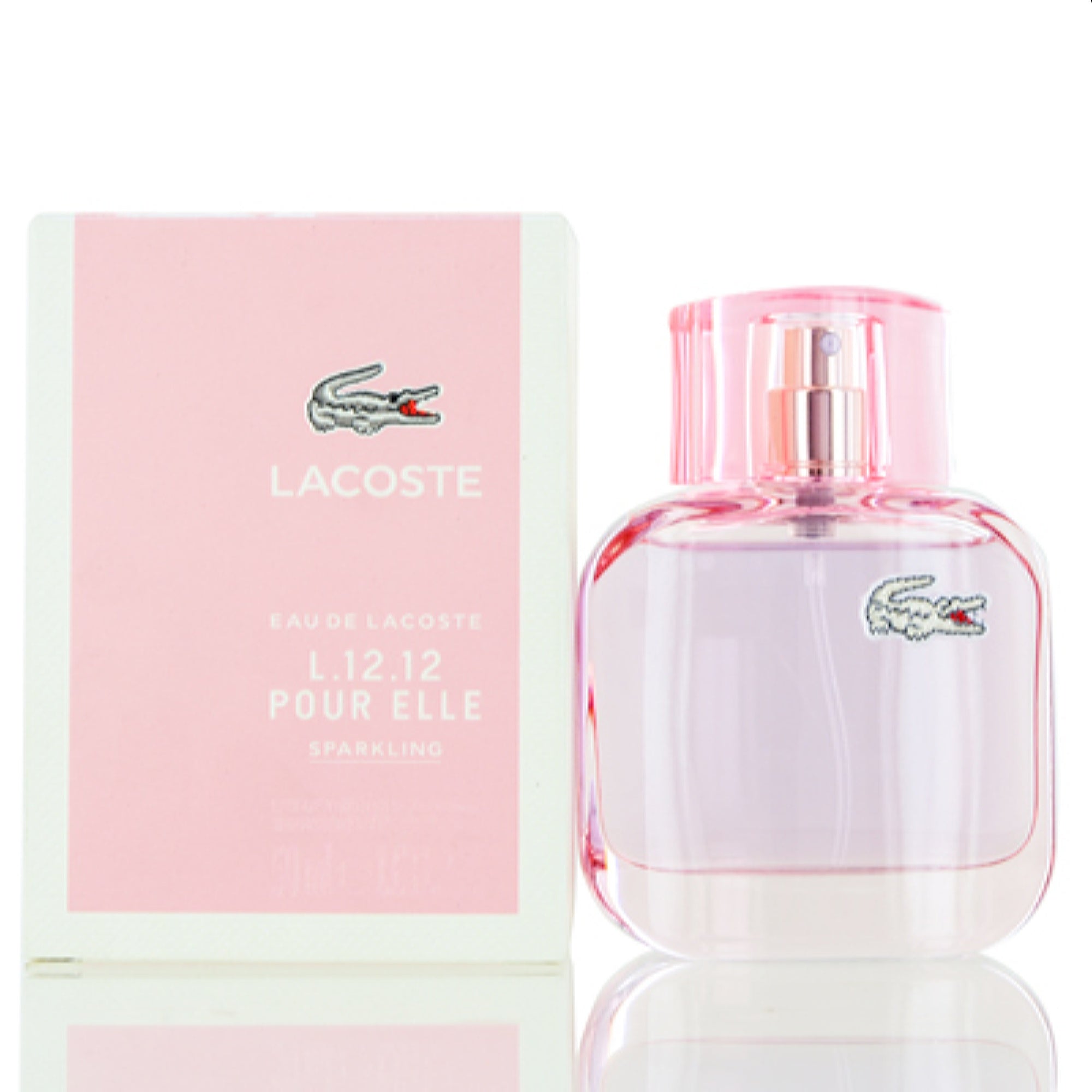 Lacoste Women's L.12.12 Pour Elle Sparkling Lacoste Edt Spray 1.6 Oz (50 Ml)   8005610295497