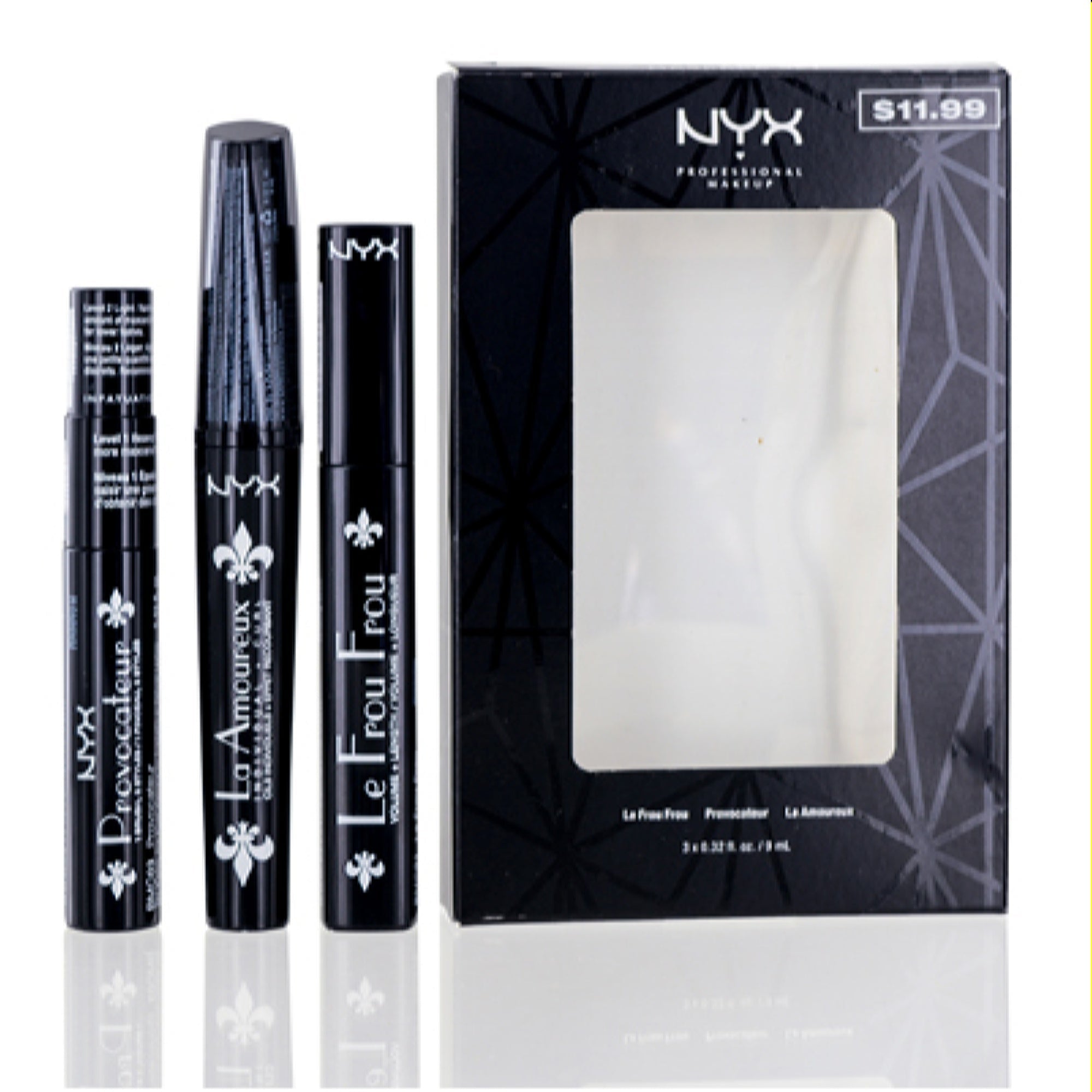 Nyx  Nyx Mascara Set .32 Oz (9 Ml) 800897074210