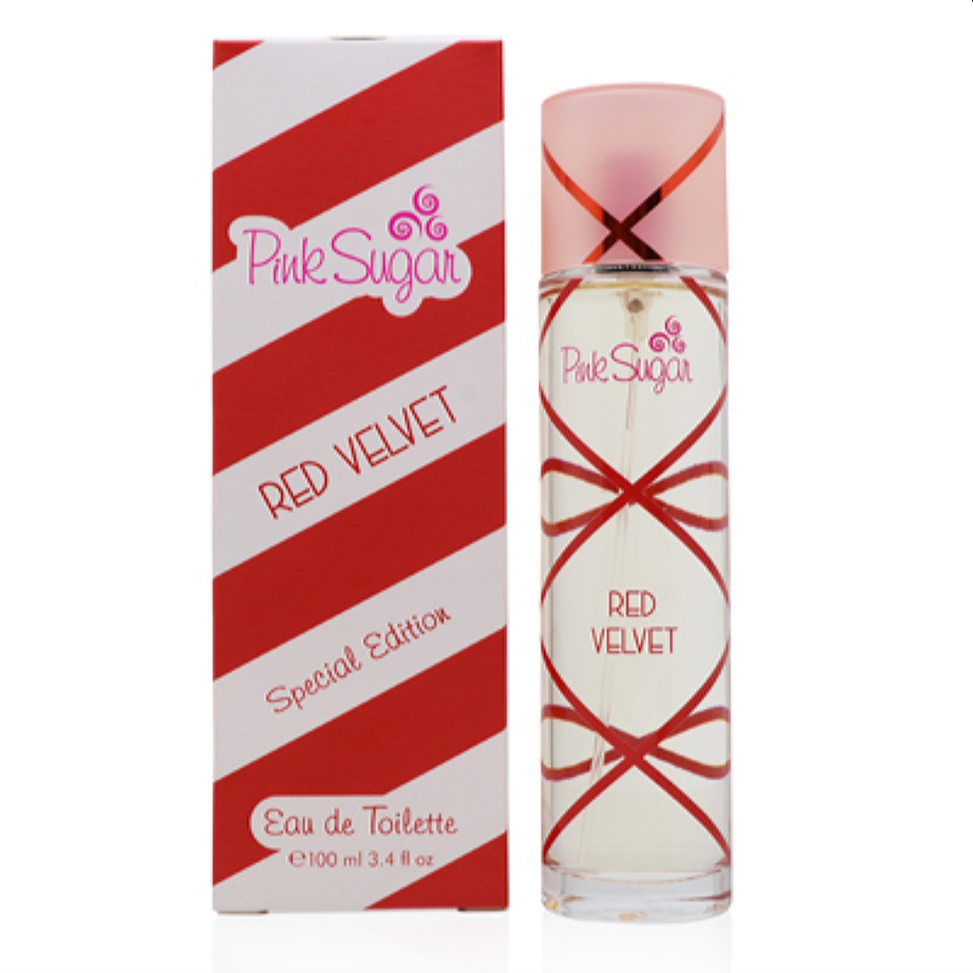 Aquolina Women's Pink Sugar Red Velvet Aquolina Edt Spray Special Edition 3.4 Oz (100 Ml)   8054609780575