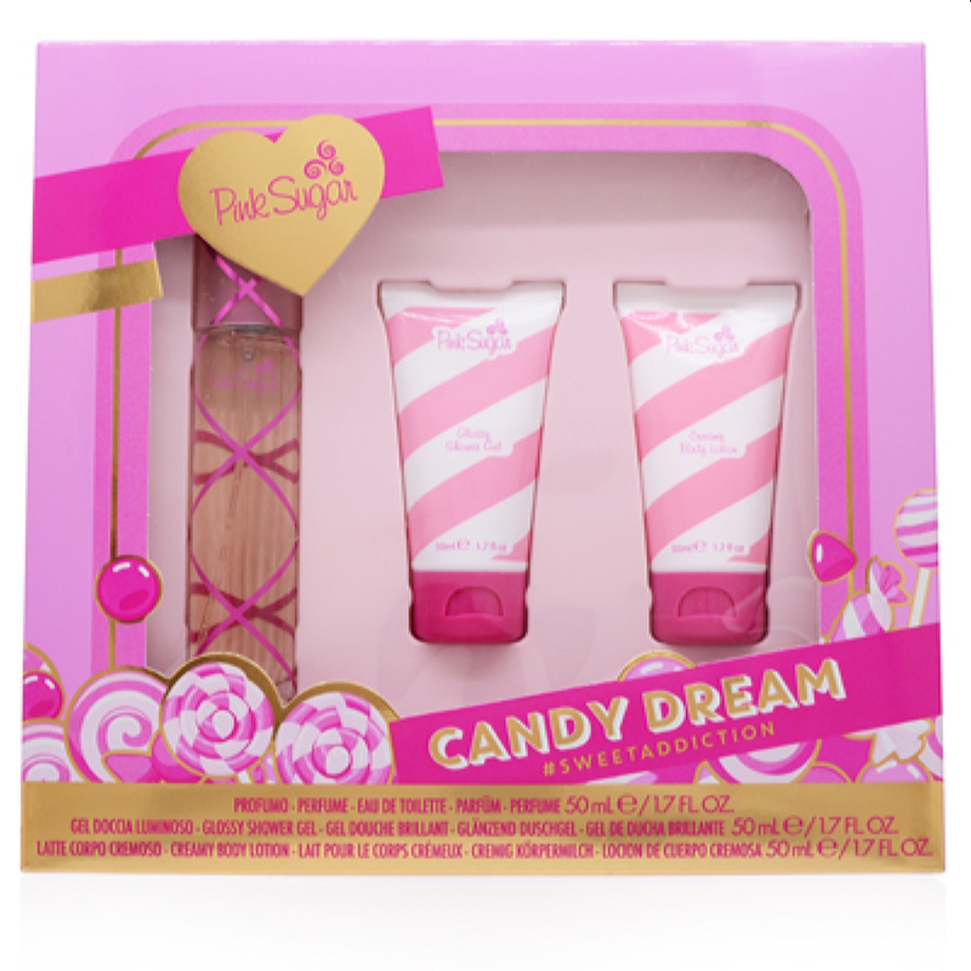 Aquolina Women's Pink Sugar Aquolina "Candy Dream" Sweet Addiction  Set   8054609781176