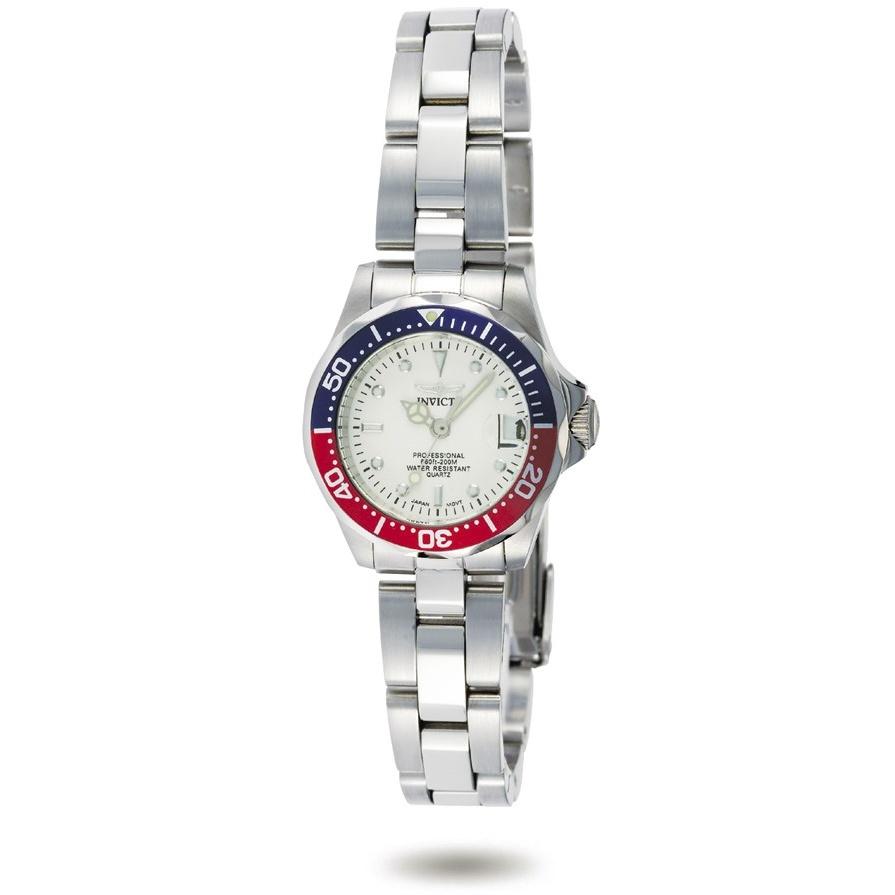 Invicta Quartz Pro Diver White Dial Women's Watch 8940