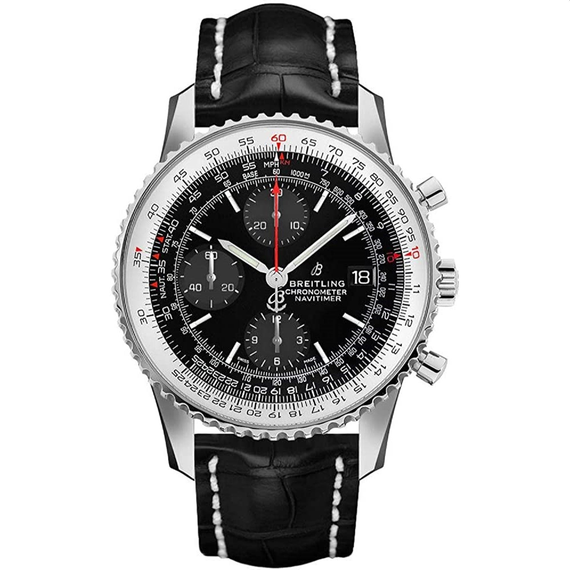 Breitling Navitimer Automatic Chronograph Black Dial Men's Watch A13324121B1P1