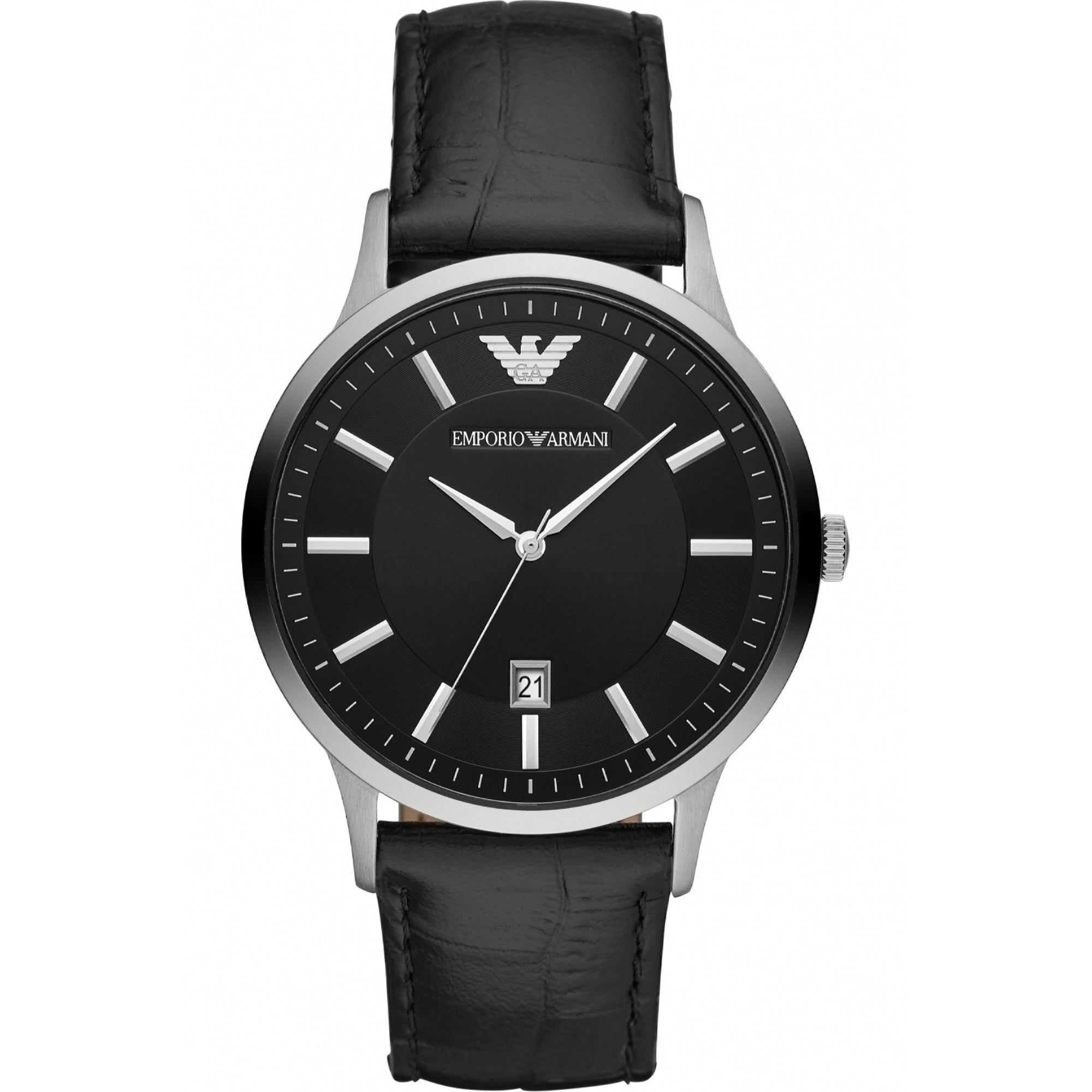 Emporio Armani Renato Quartz Black Dial Men's Watch AR11186