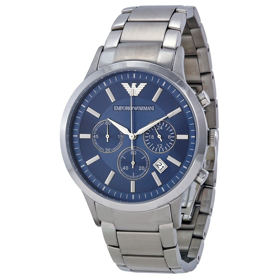 Emporio Armani Sportivo Quartz Chronograph Silver Dial Men's Watch AR5860