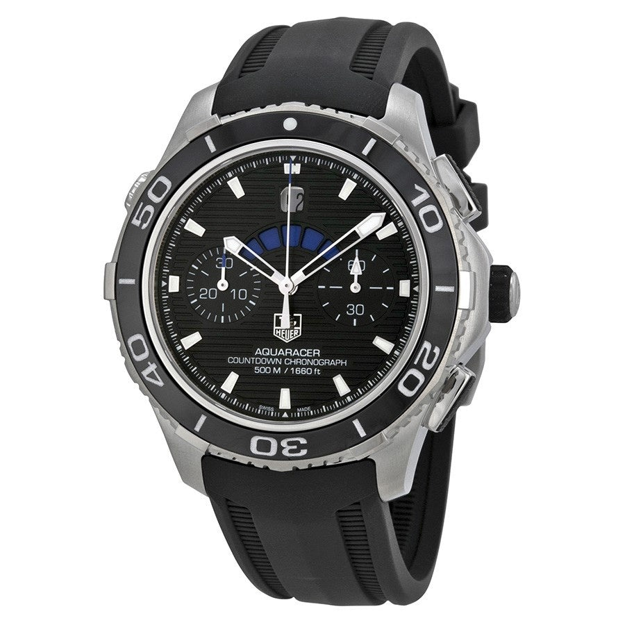 Tag Heuer Aquaracer Automatic Chronograph Automatic Black Dial Men's Watch CAK211A.FT8019