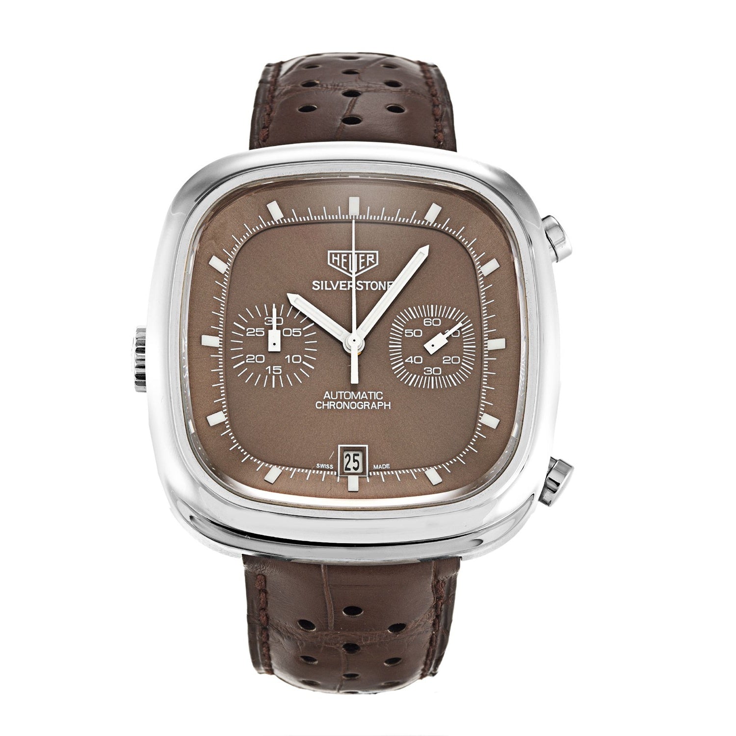 Tag Heuer Silverstone Limited Edition Automatic Chronograph Automatic Brown Dial Men's Watch CAM2111.FC6259