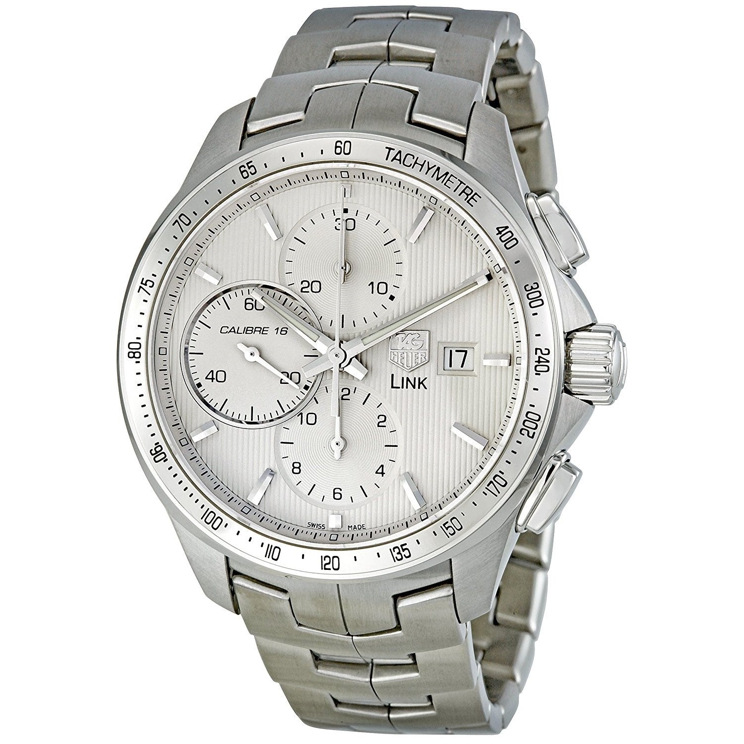 Tag Heuer Link Automatic Chronograph Automatic Silver Dial Men's Watch CAT2011.BA0952