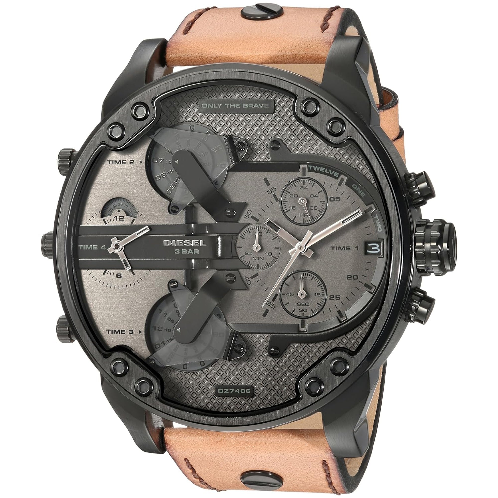 Diesel Mr. Daddy 22.0 Quartz Chronograph Grey Dial Men's Watch DZ7406