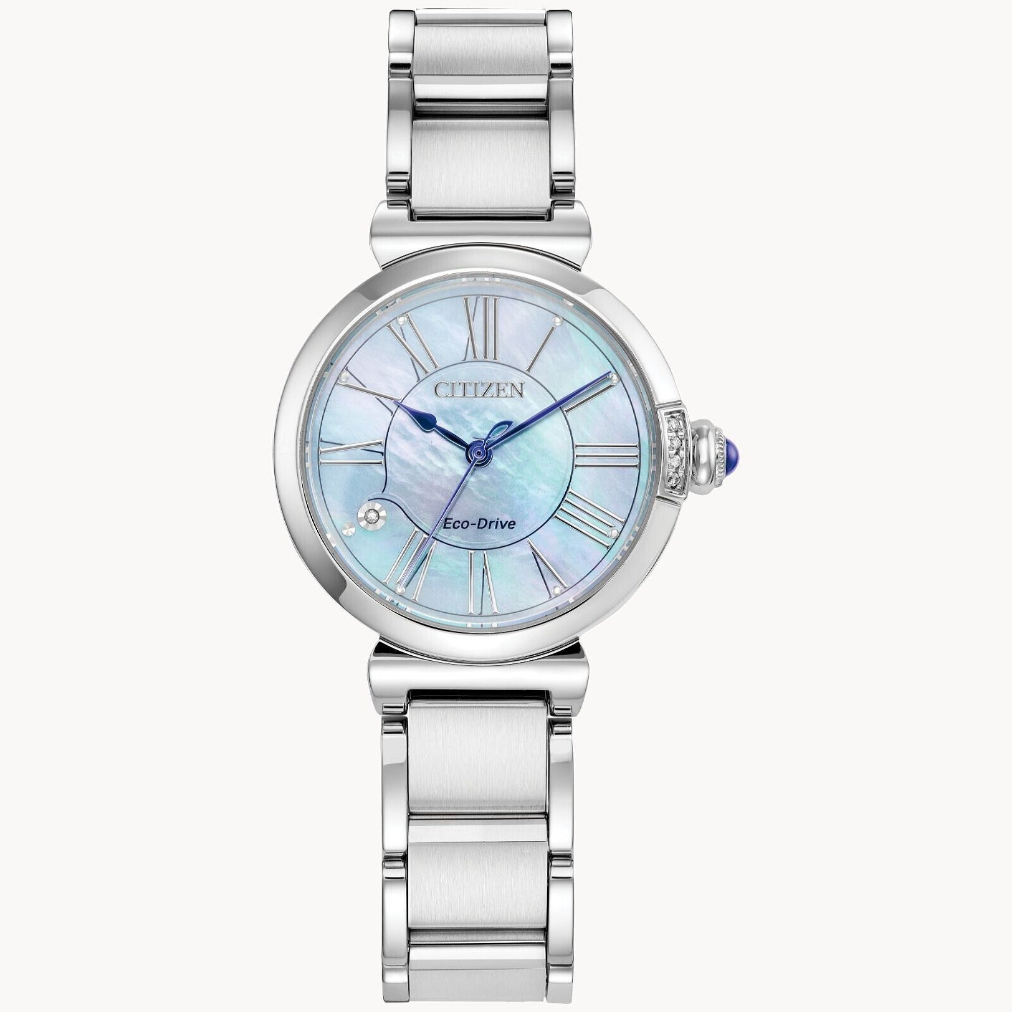 Citizen L Mae Eco-Drive Mother of Pearl Dial Women's Watch EM1060-52N