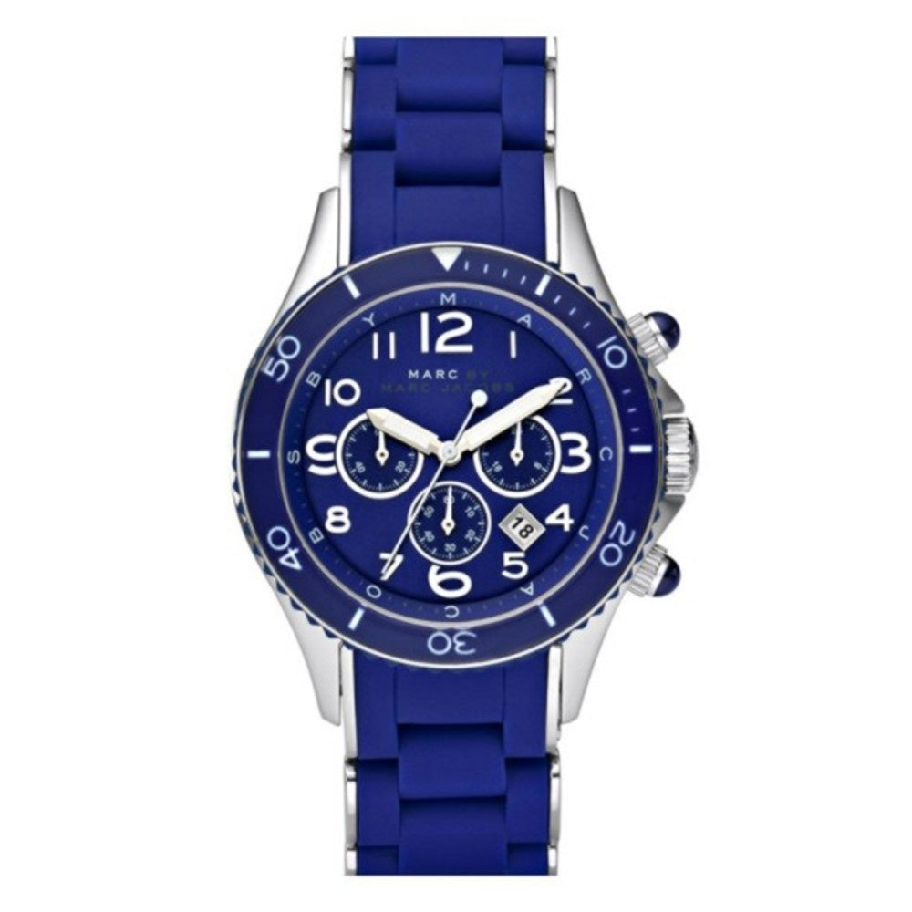 Marc Jacobs Rock Quartz Chronograph Blue Dial Women's Watch MBM2548