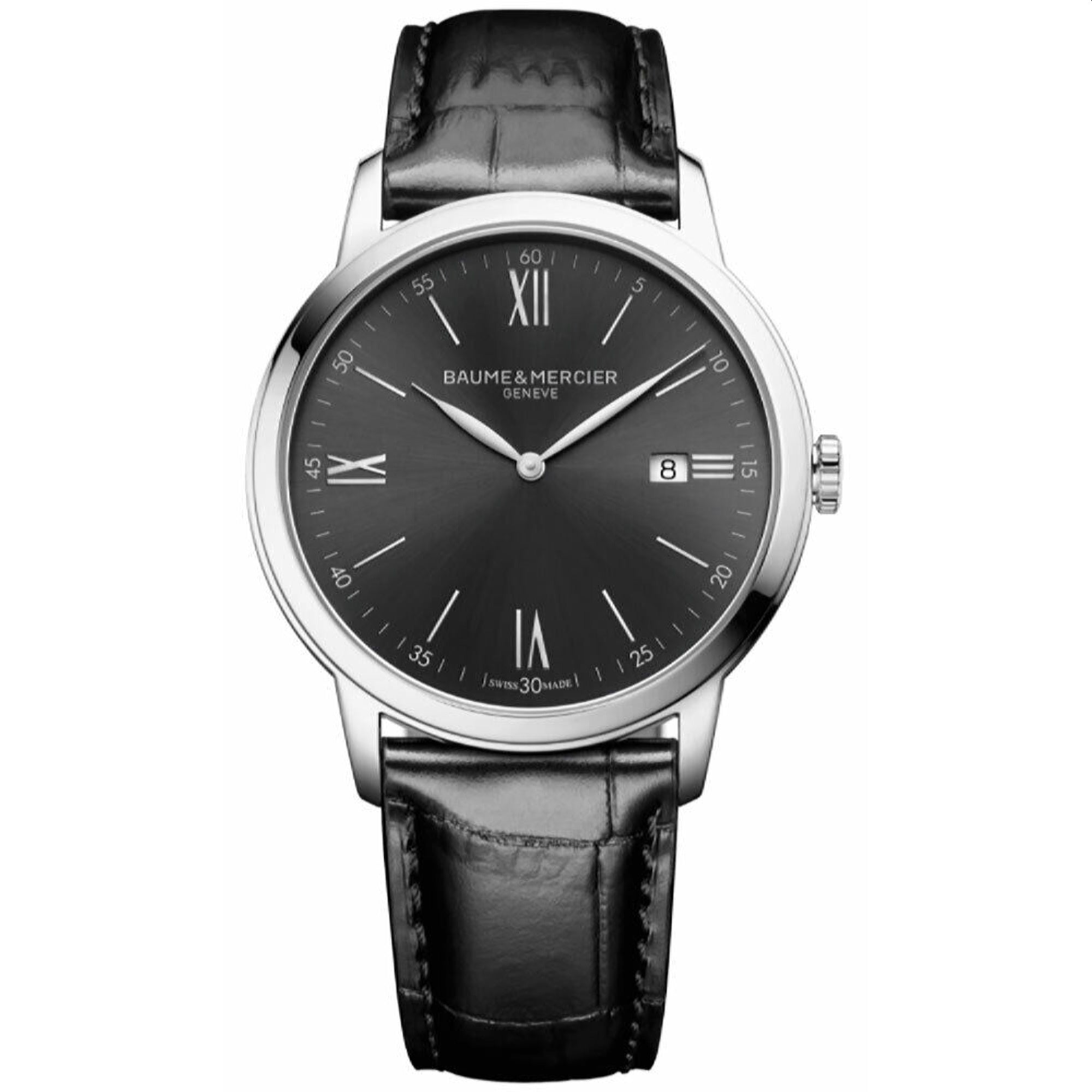 Baume & Mercier Classima Quartz Grey Dial Men's Watch MOA10416