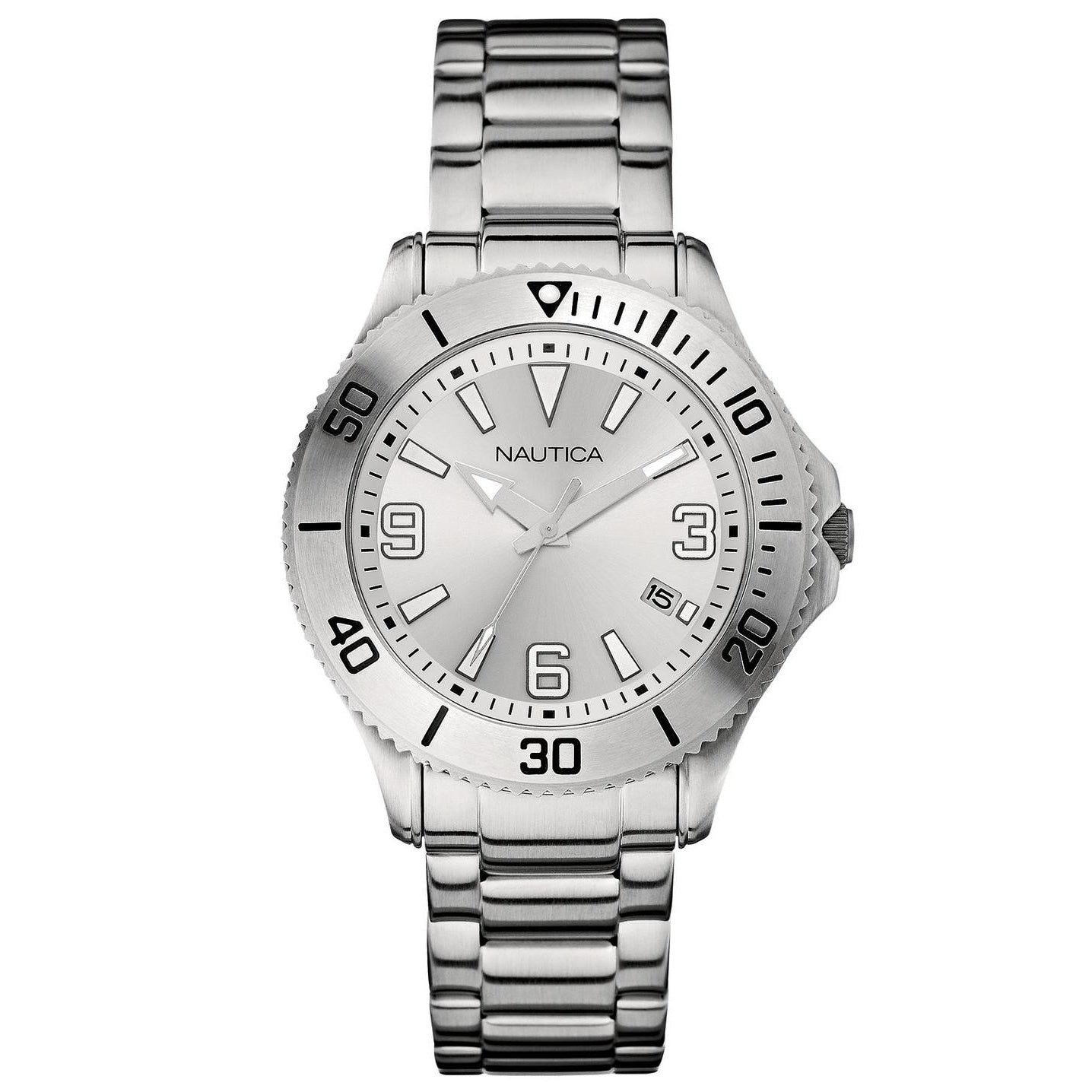 Nautica NAC Quartz Silver Dial Men's Watch N11577G