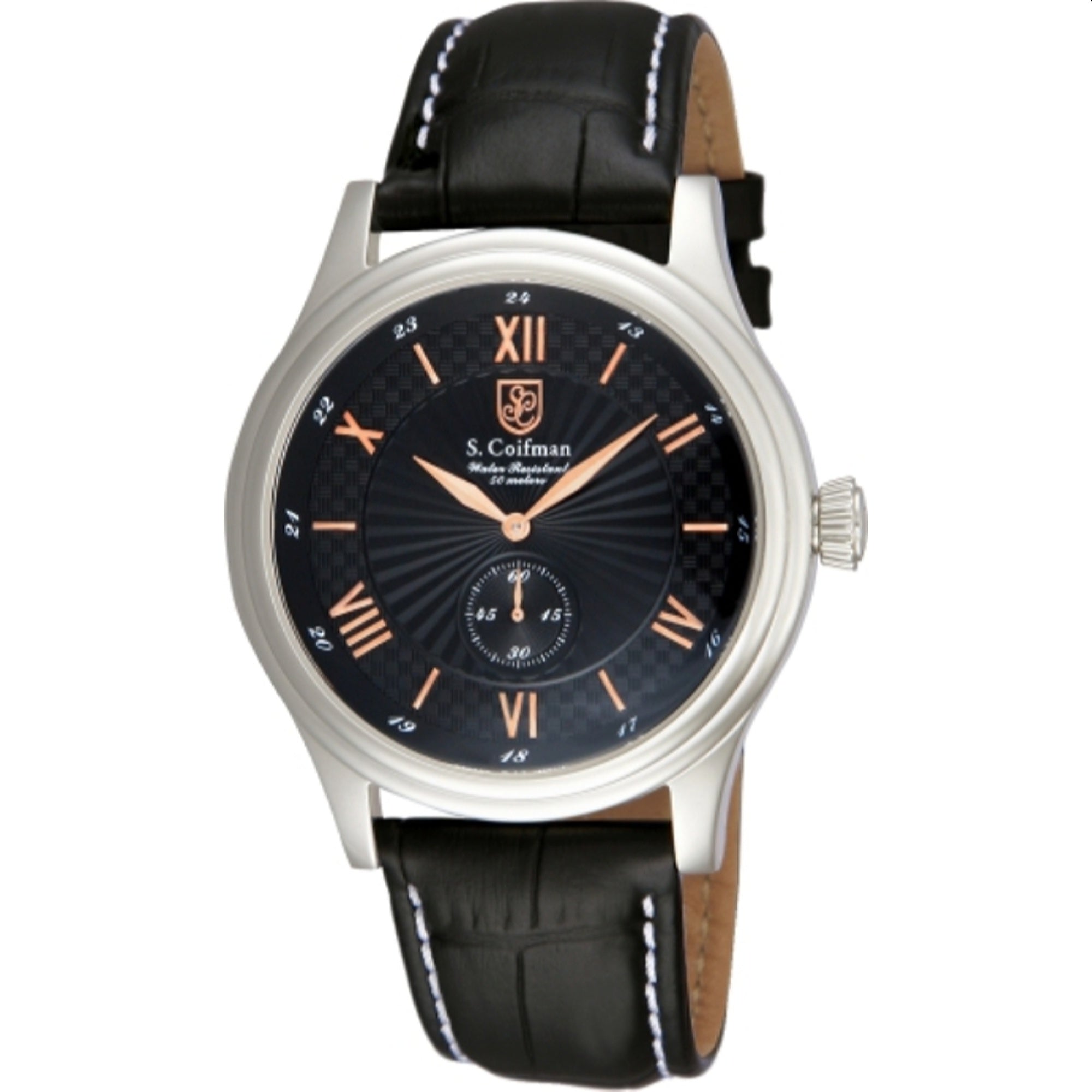 S. Coifman  Quartz Black Dial Men's Watch SC0291