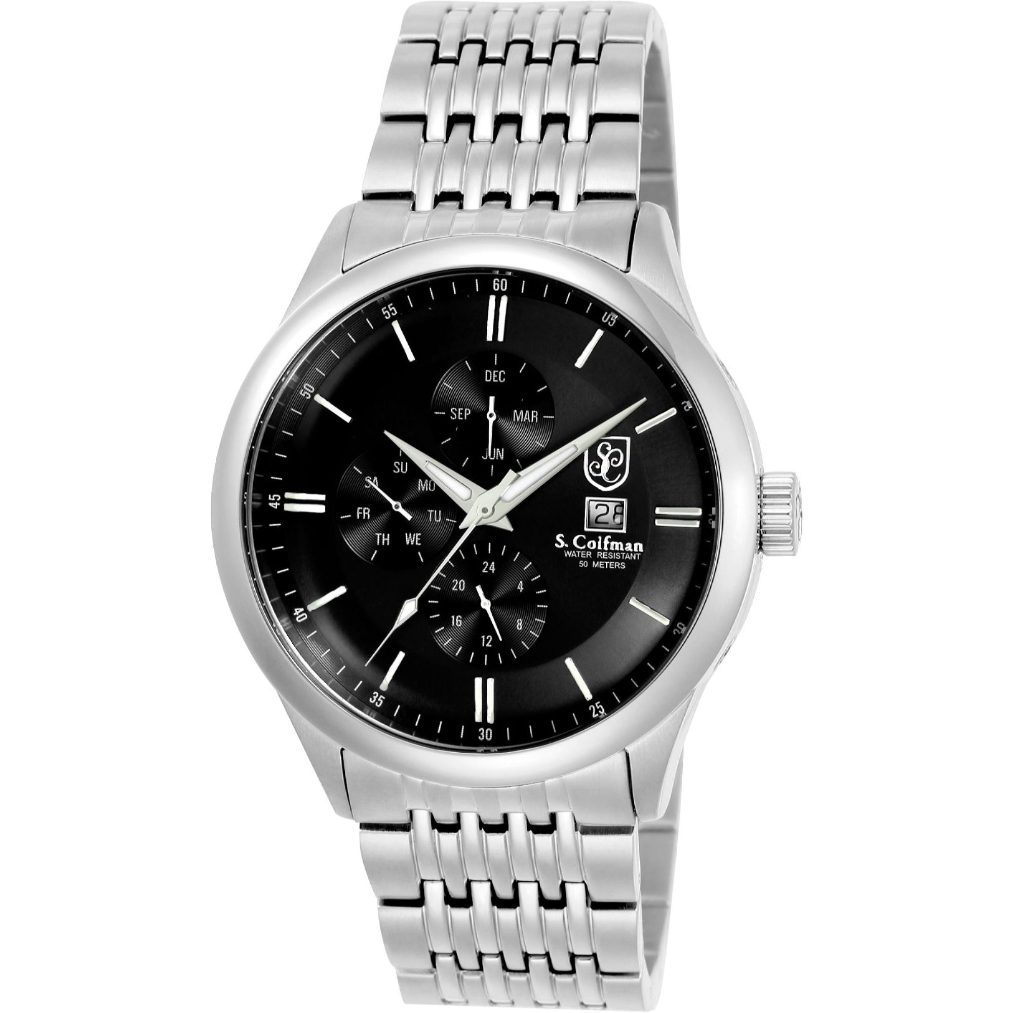 S. Coifman  Quartz Black Dial Men's Watch SC0364