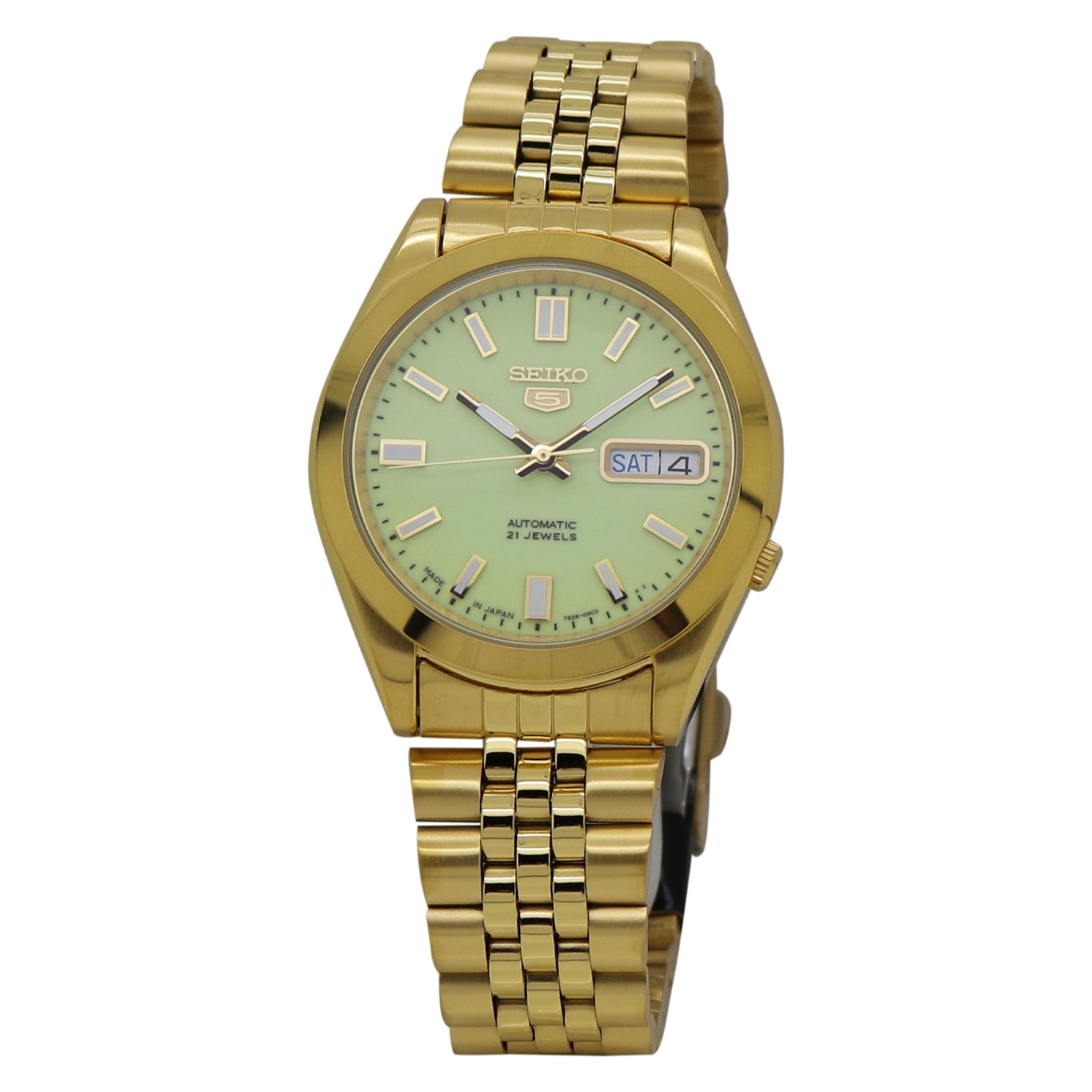 Seiko Seiko 5 Automatic Yellow Dial Men's Watch SNKF84J1