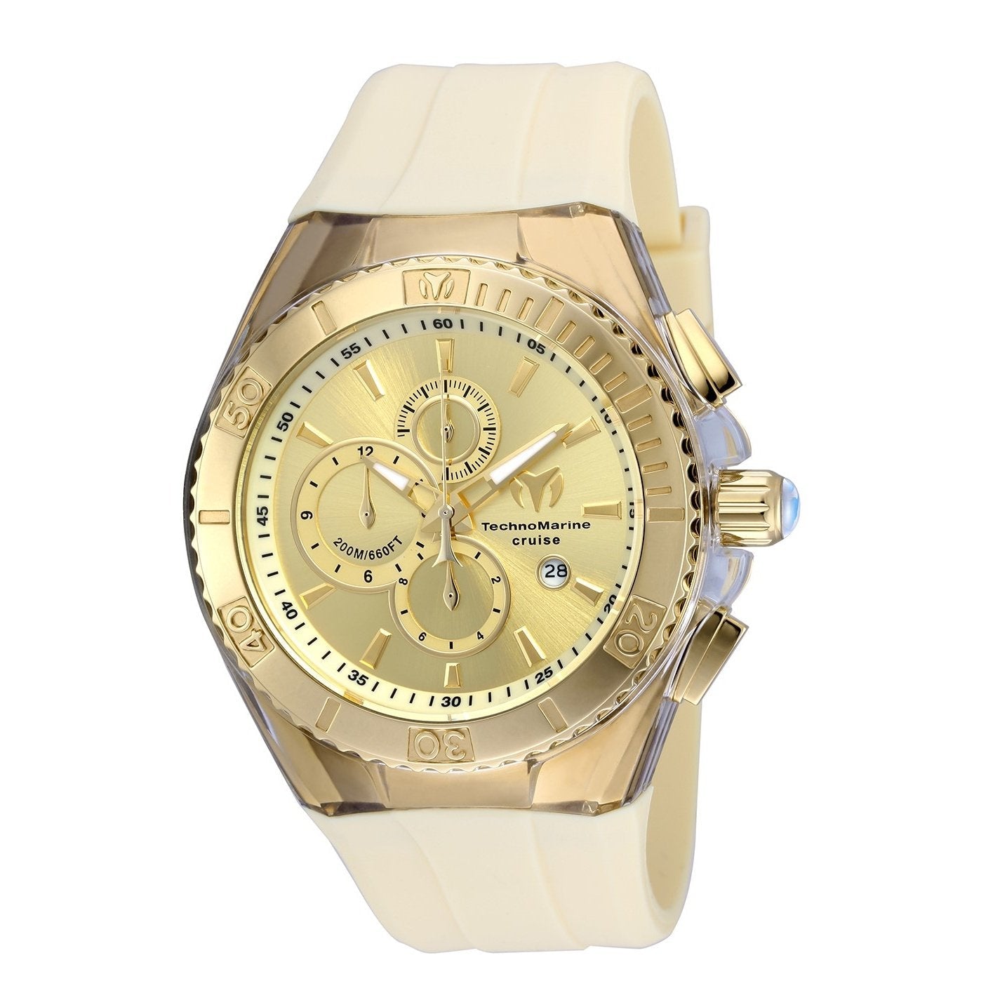 TechnoMarine Quartz Cruise Gold Dial Men's Watch TM-115216