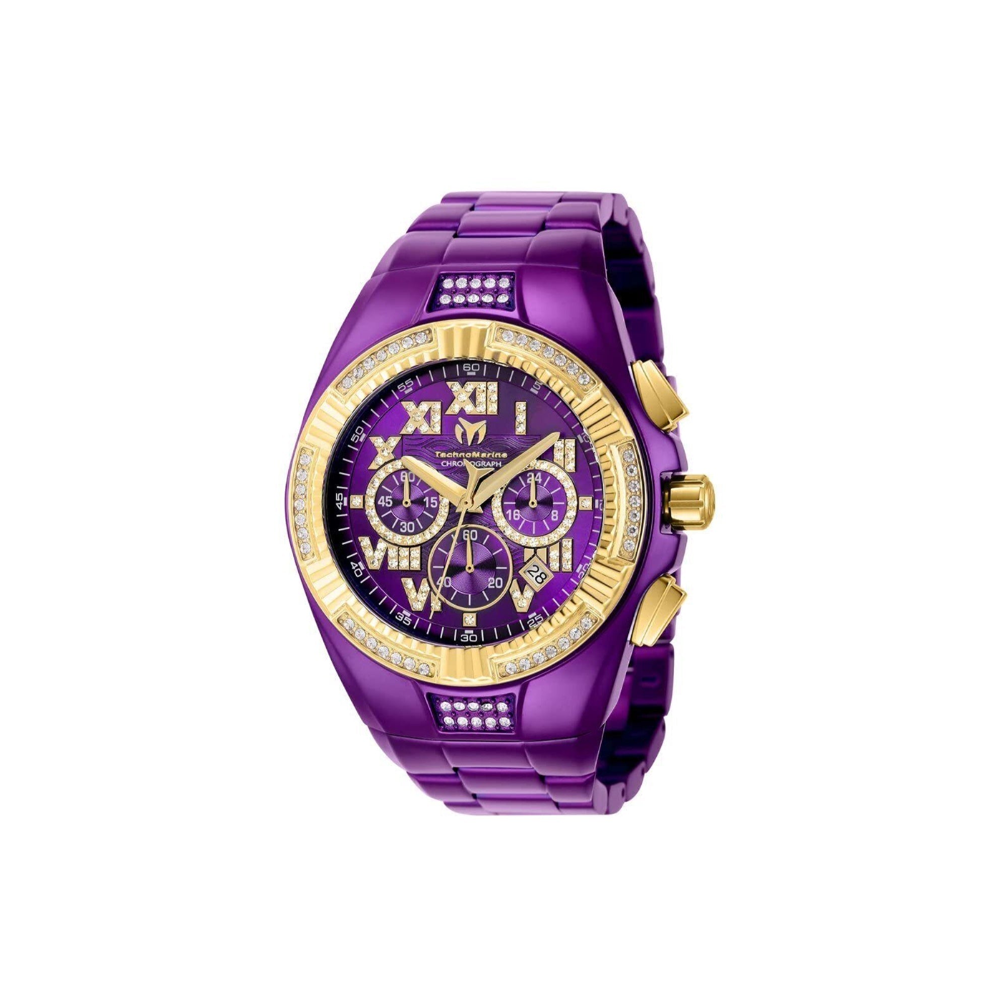 TechnoMarine  Quartz Purple Dial Men's Watch TM-121235