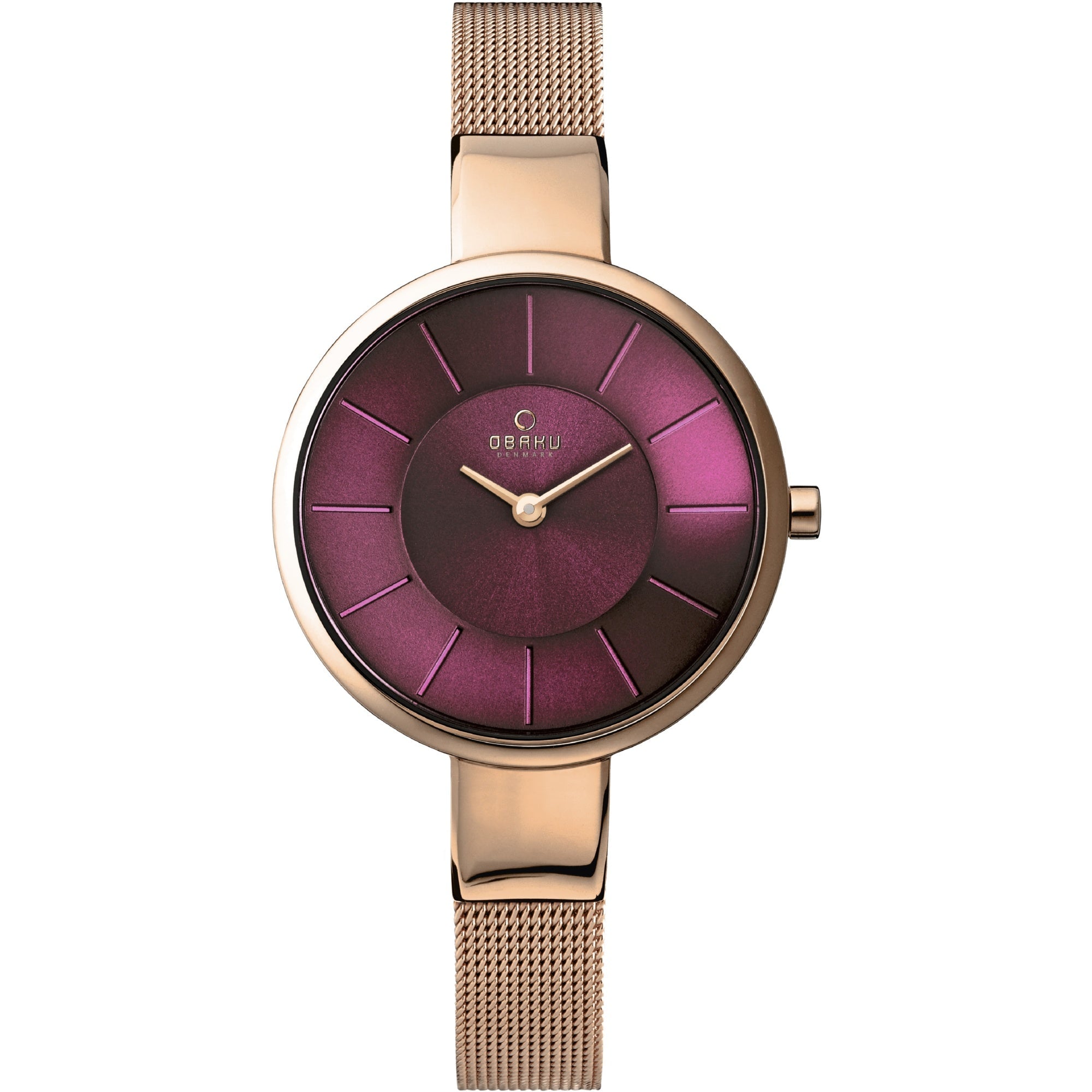 Obaku Obaku Quartz Purple Dial Women's Watch V149LXVQMV