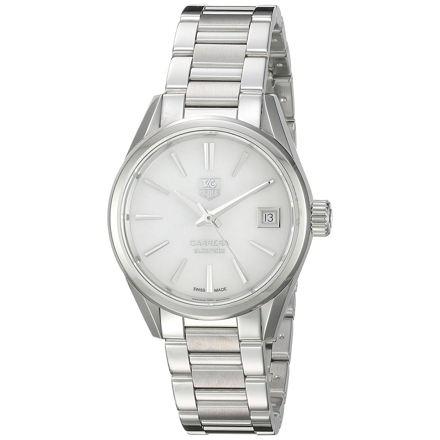 Tag Heuer Carrera Automatic Automatic White Dial Women's Watch WAR2411.BA0776